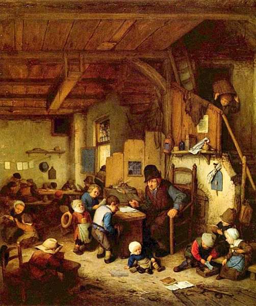 Adriaen van ostade The Schoolmaster